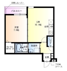 フジパレス住吉遠里小野Ⅲ番館の物件間取画像